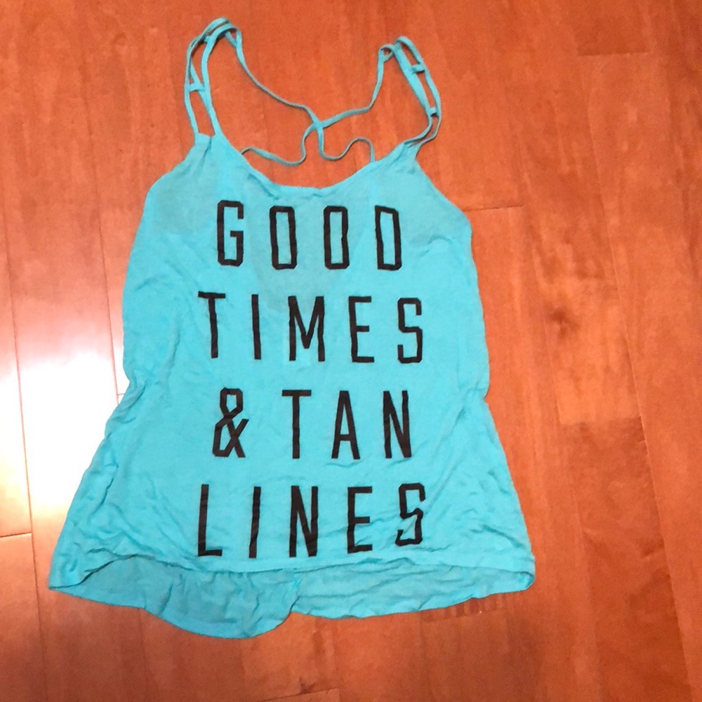 Open back tank